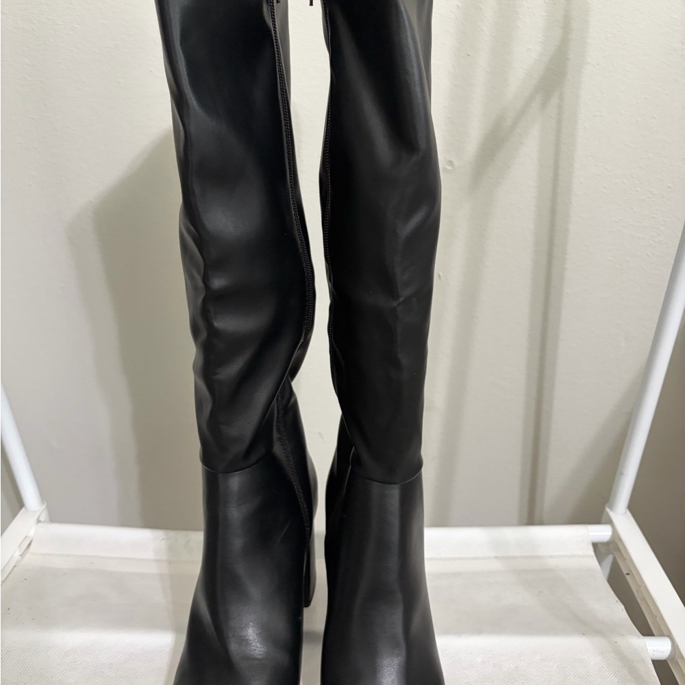 Madden Girl Black Over-the-Knee Boots